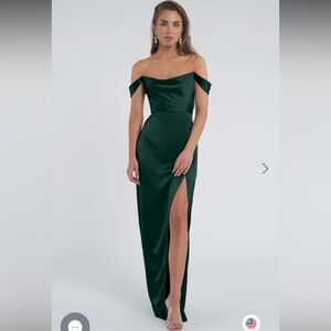 Jenny Yoo Sawyer Dress in Emerald